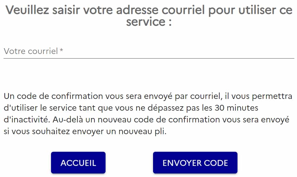 transfert code France