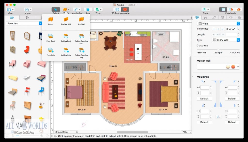 Live Home 3D Pro 4 pour Mac Téléchargement gratuit