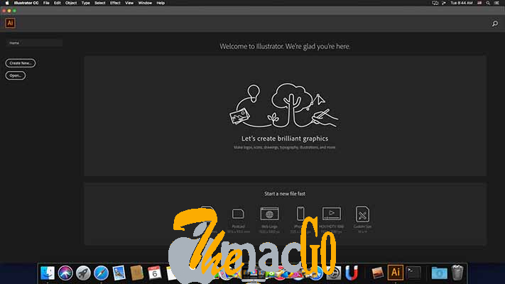 Adobe Illustrator 2021 v25_4 mac dmg version complète themacgo