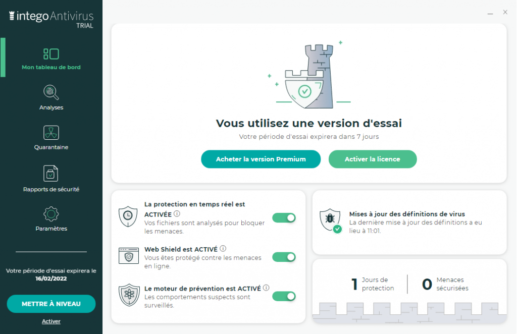 Meilleur antivirus : Intego Antivirus