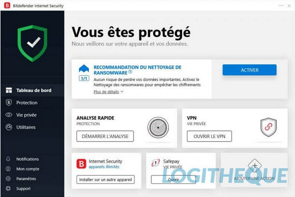 Sécurité Internet Bitdefender