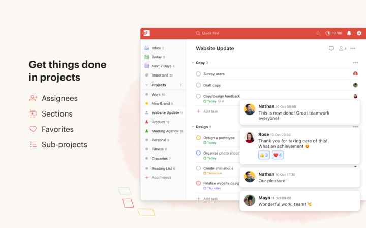 Application de tâches Todoist Linux