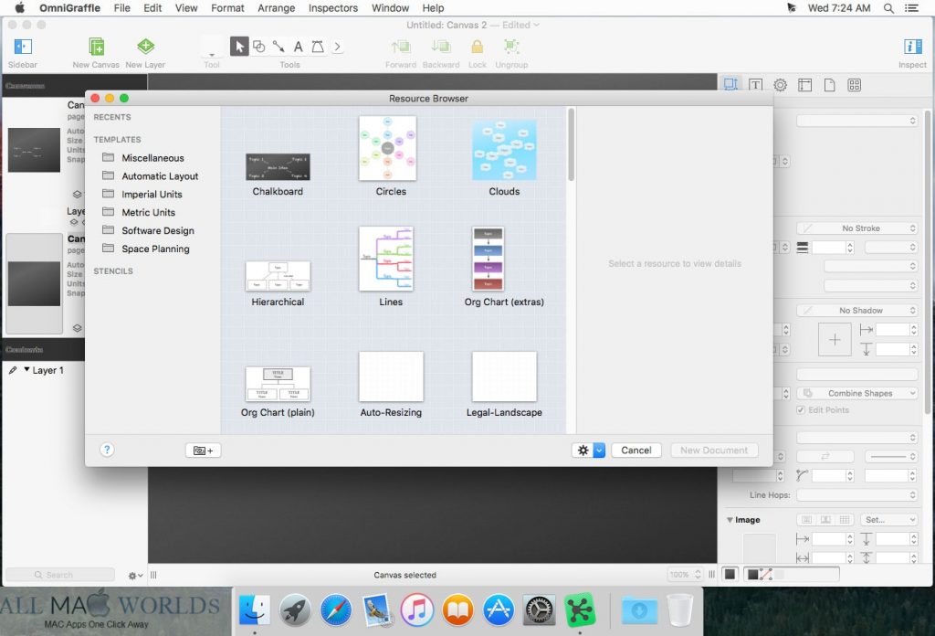 Téléchargement gratuit d'OmniGraffle Pro 7 pour macOS