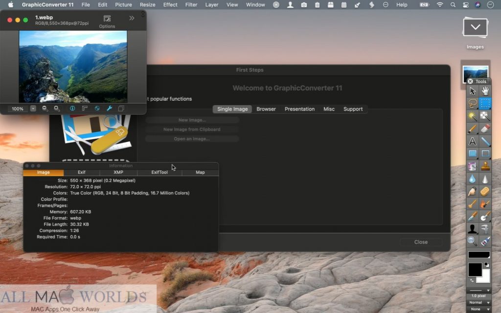 GraphicConverter 11 pour macOS Téléchargement gratuit