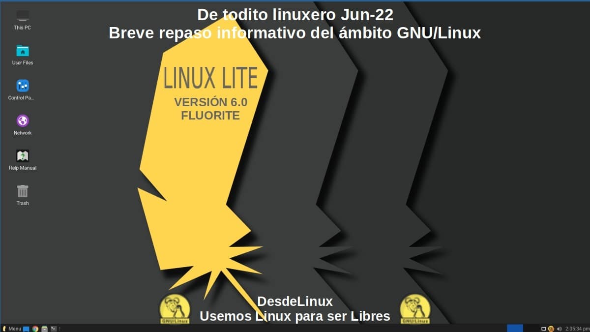 Lancement final de Linux Lite 6.0