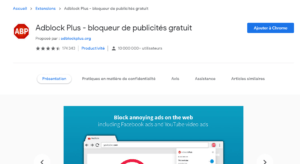 Adblock Plus - bloqueur de publicités gratuites