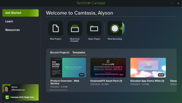 Camtasia Studio 2022