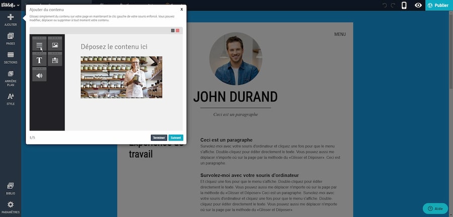 Webself CV en ligne