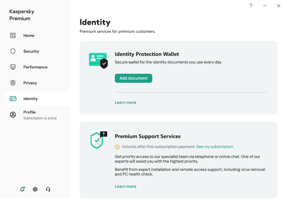 Un module de chiffrement intégré et une assistance Premium