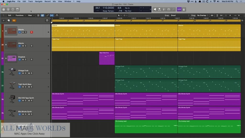 Logic Pro X 10.7.4 pour macOS Téléchargement gratuit