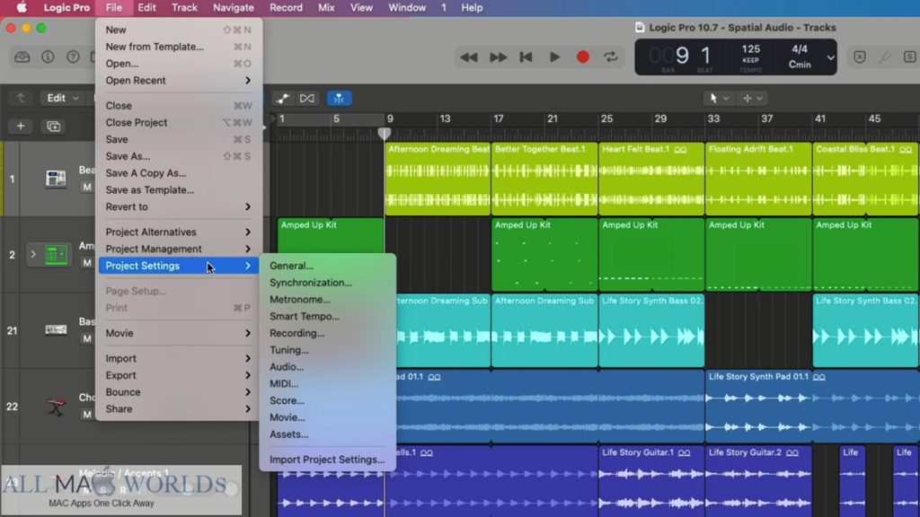 Logic Pro X 10.7.2 en téléchargement gratuit