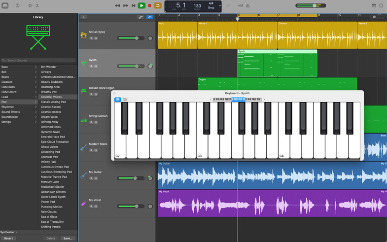 GarageBand pour Mac Téléchargement gratuit