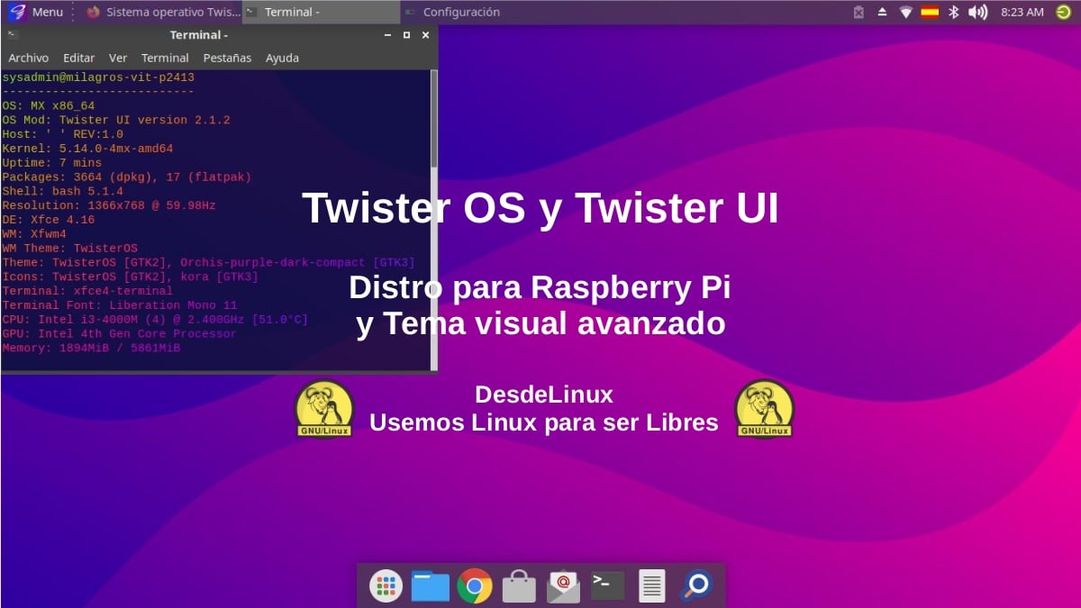 Twister OS et Twister UI : distribution pour Raspberry Pi et thème visuel avancé