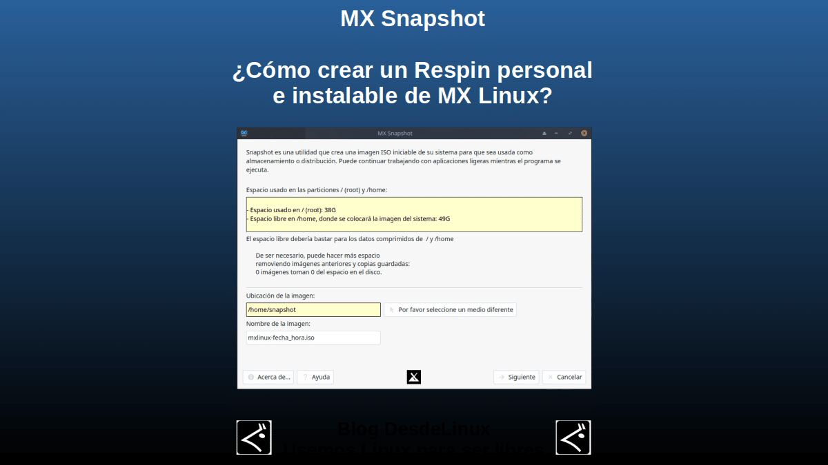 MX Snapshot : comment créer une réponse personnelle et instalable de MX Linux ?