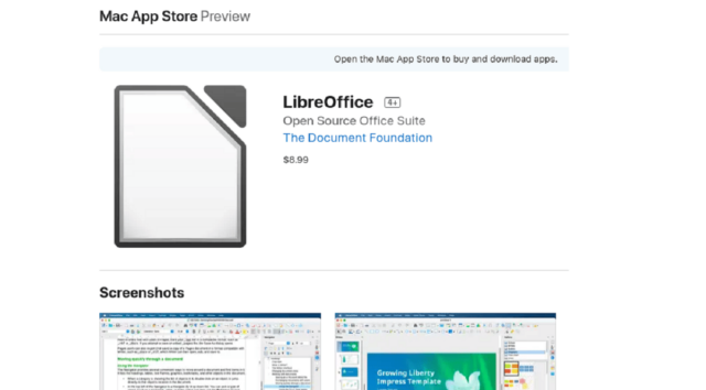 LibreOffice ya esta disponible en la appstore