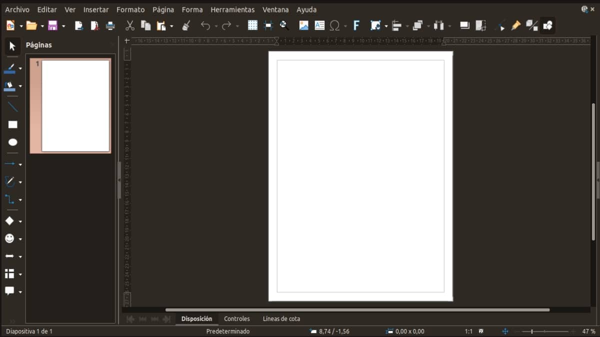 Interface visuelle et conception de l'application LO Draw