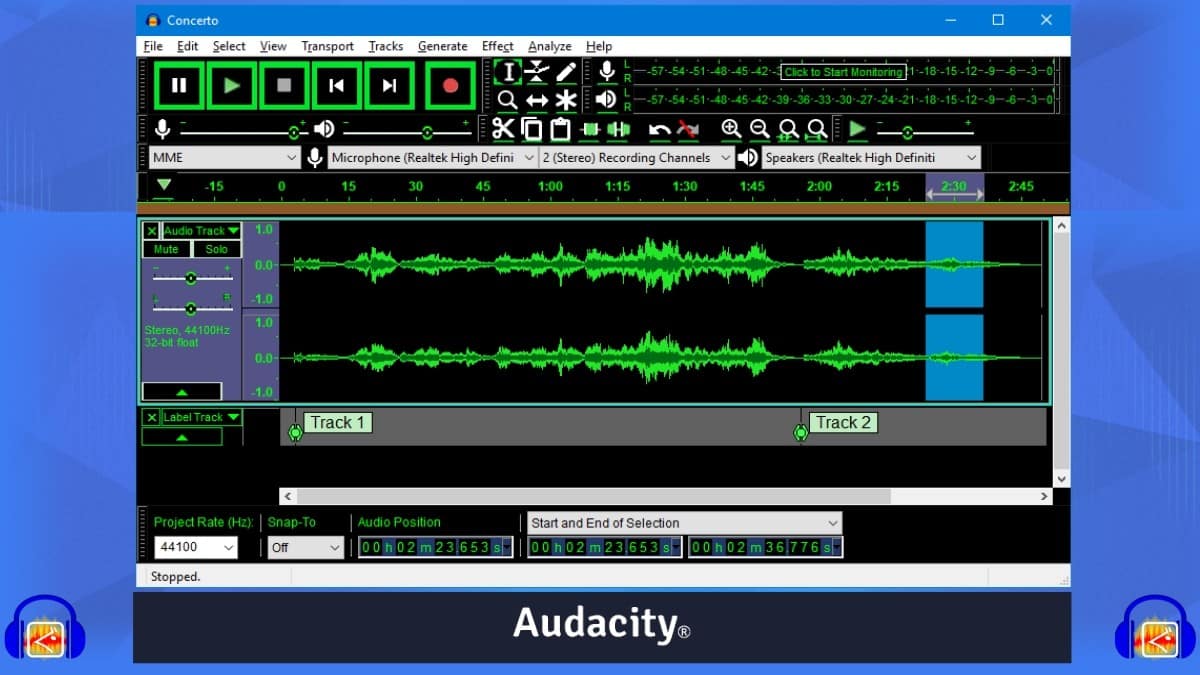 Audacity 1.2.3 : Un lancement gigantesque