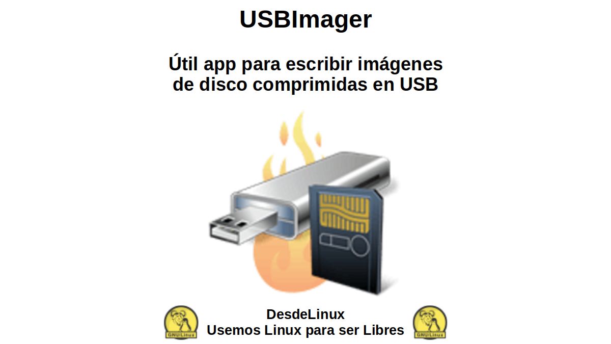 USBImager : Utile app pour écrire des images de discothèques comprimidas en USB