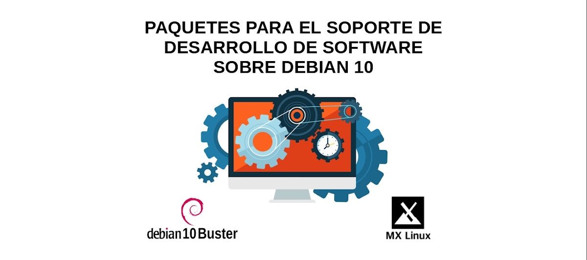 Paquets pour le support de Desarrollo de Software sur DEBIAN 10