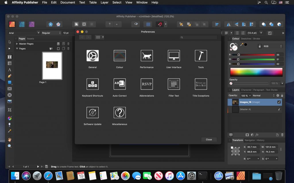 Affinity Publisher 1.9.2 pour macOS Téléchargement gratuit