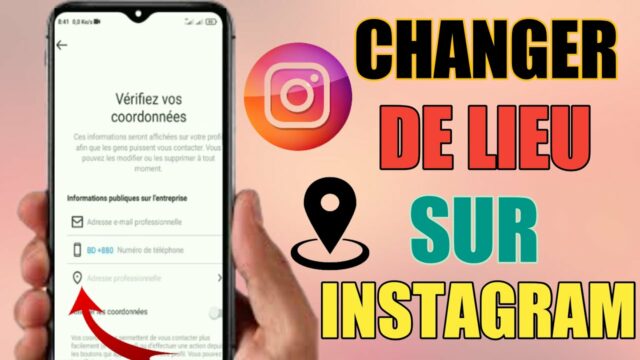 Changer l'emplacement de son pays sur Instagram
