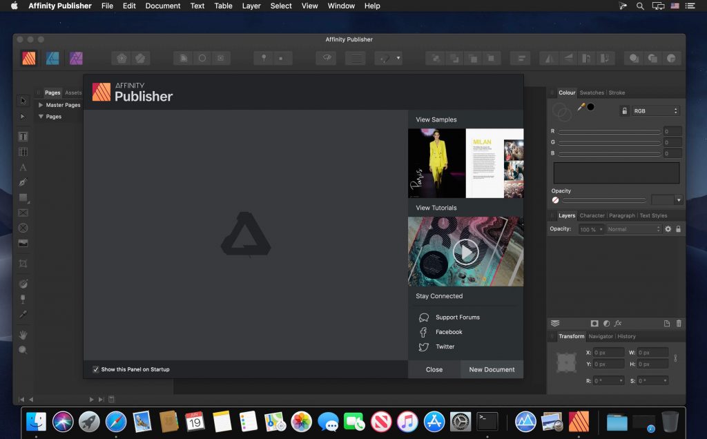 Affinity Publisher 1.9.2 pour Mac Téléchargement gratuit