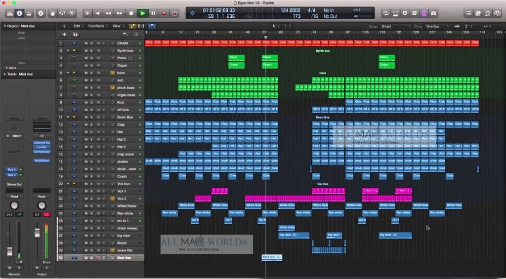 Logic Pro X 10.7.7 pour macOS Téléchargement gratuit