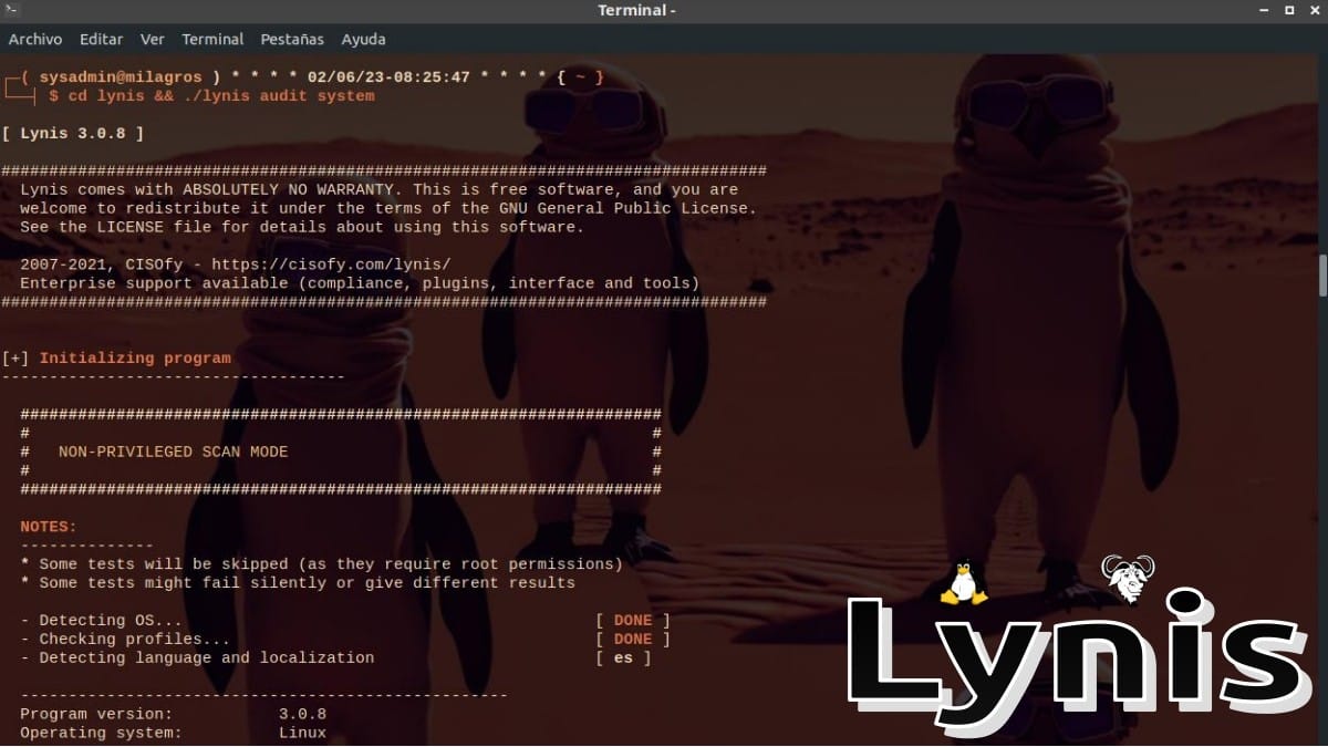 Lynis : outil d'audit de sécurité automatisé