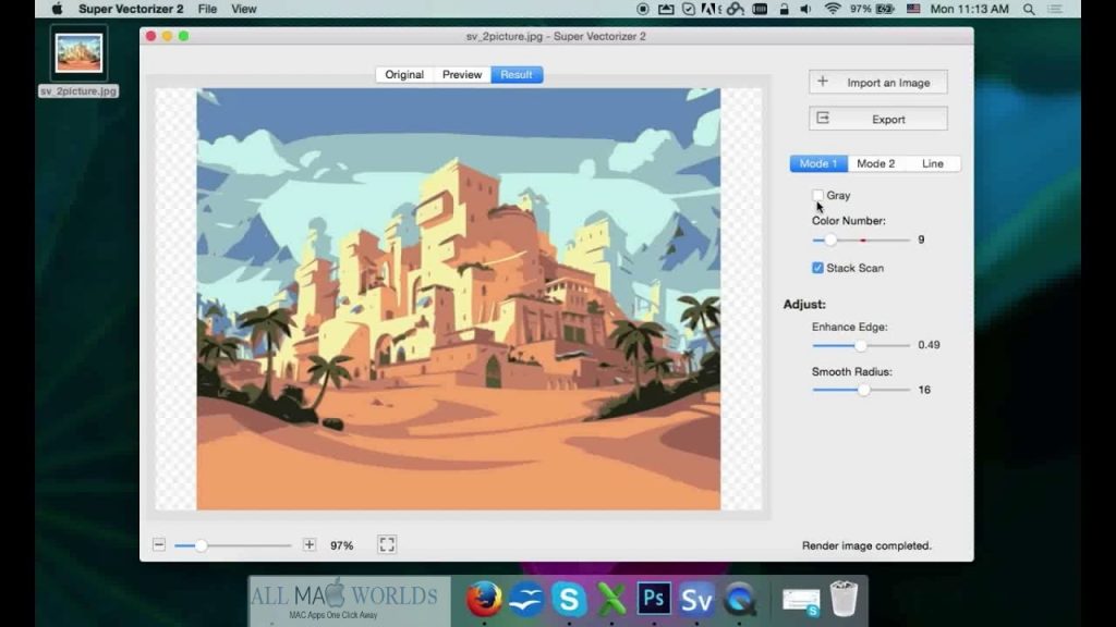 Super Vectorizer Pro 2 pour macOS Téléchargement gratuit