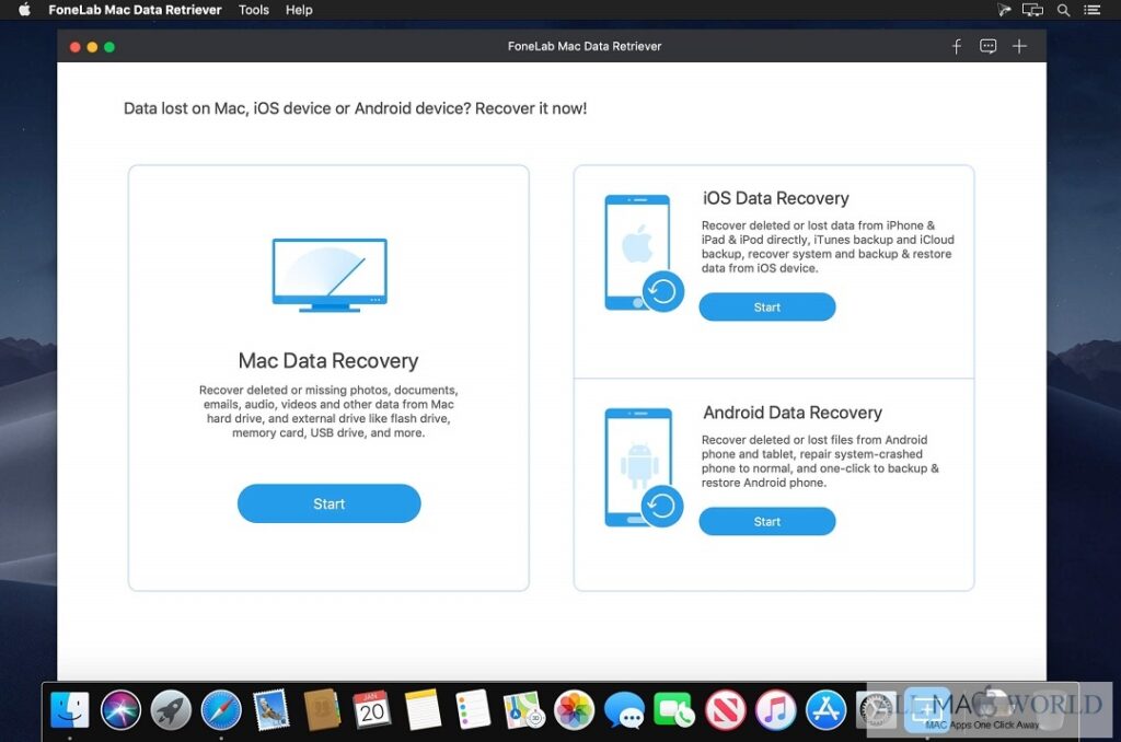 FoneLab Data Retriever pour Mac Téléchargement gratuit