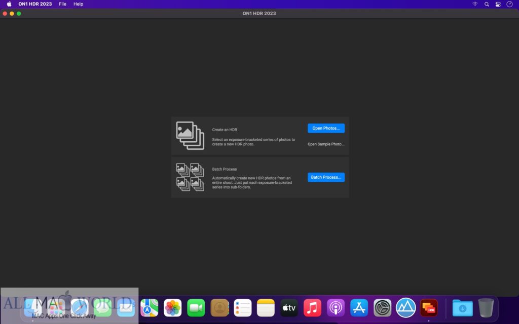 ON1 HDR 2023 pour Mac Téléchargement Gratuit