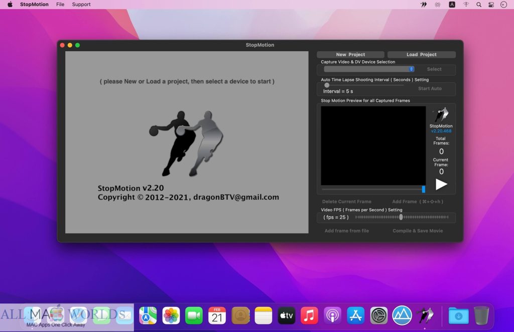 StopMotion 2 pour Mac Téléchargement gratuit