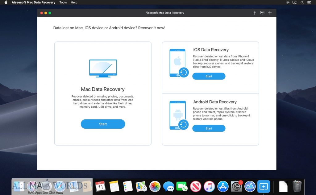 Récupération de données Aiseesoft pour Mac Téléchargement gratuit