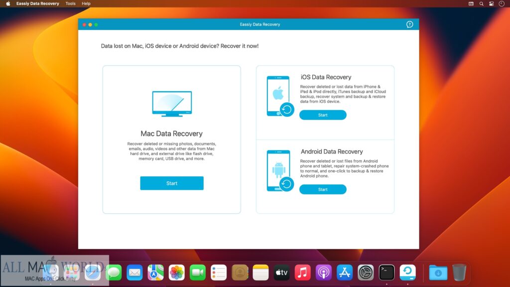 Eassiy Data Recovery 5 pour Mac Téléchargement gratuit