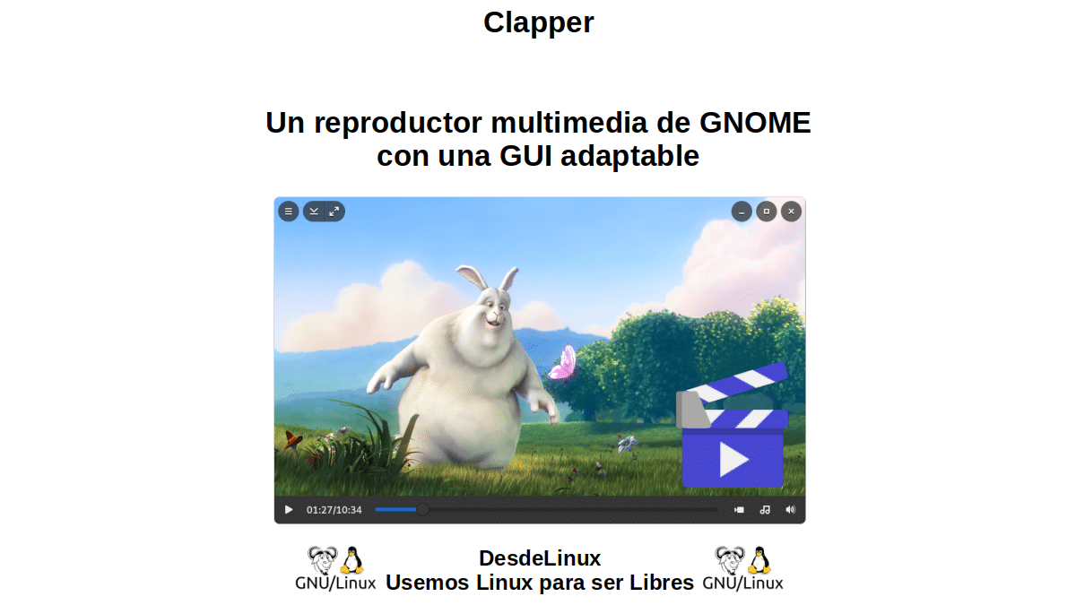 Clapper : un lecteur multimédia GNOME avec une interface graphique personnalisable