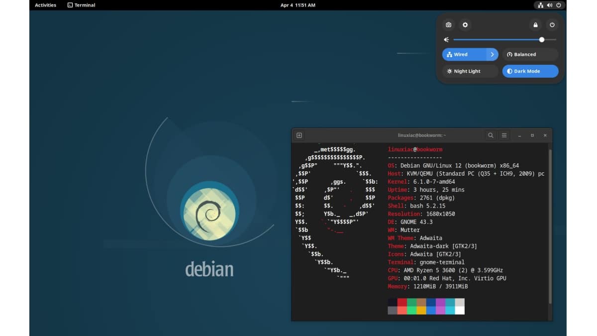 Debian 12 RC1 : premier ISO de test Debian Bookworm