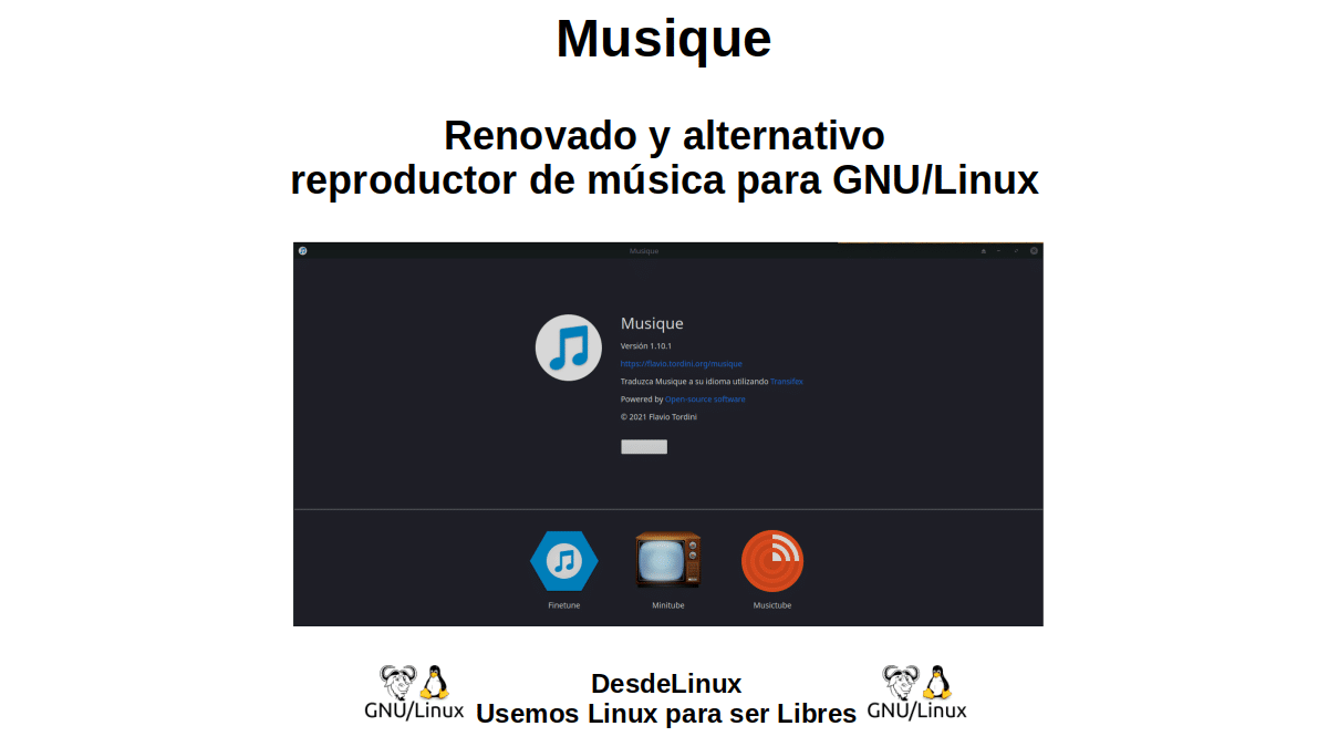 Musique : Lecteur de musique renouvelé et alternatif pour GNU/Linux