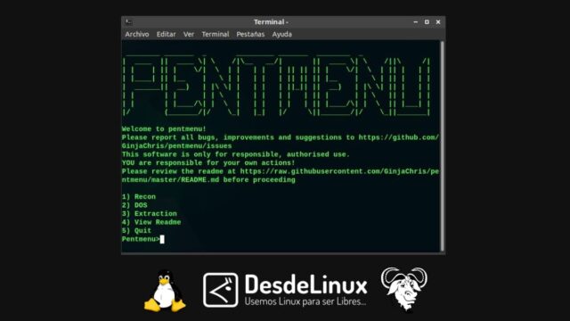 Pentmenu: Un Script Bash para ataques de Reconocimiento y DOS