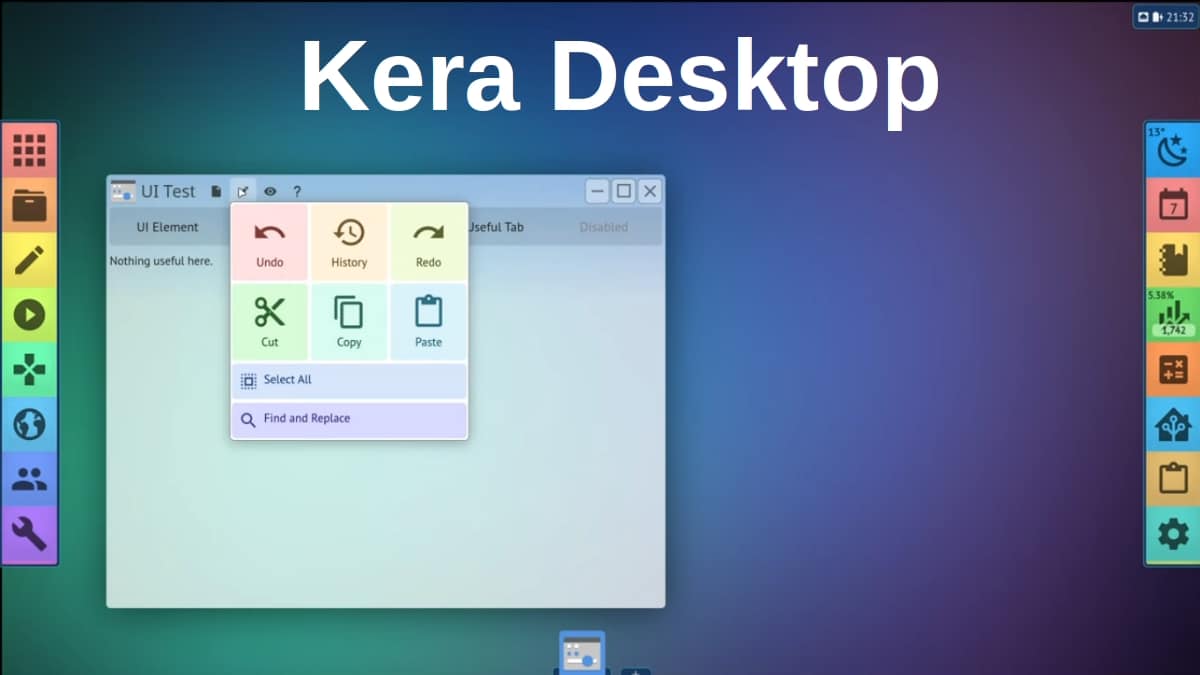 Kera Desktop : un DE simple, agréable, rapide et passionnant