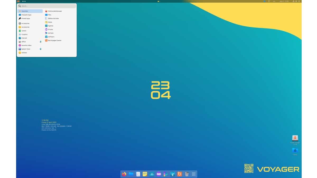 Voyager Live 12 : nouvelle version basée sur Debian 12 Bookworm
