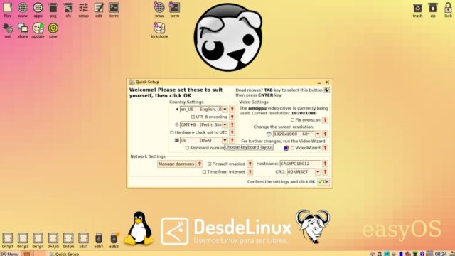 EasyOS 5.4 Kirkstone: Novedades de la Distro Linux Experimental