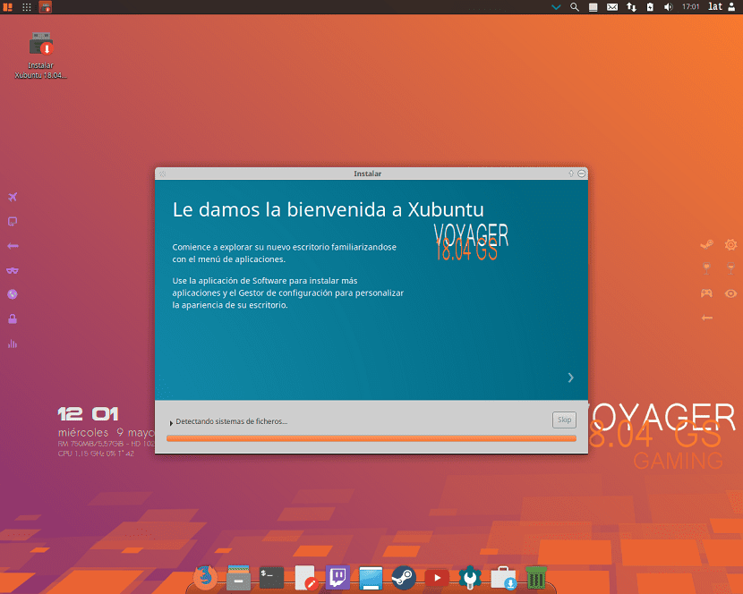 Installation de Voyager GS 18.04