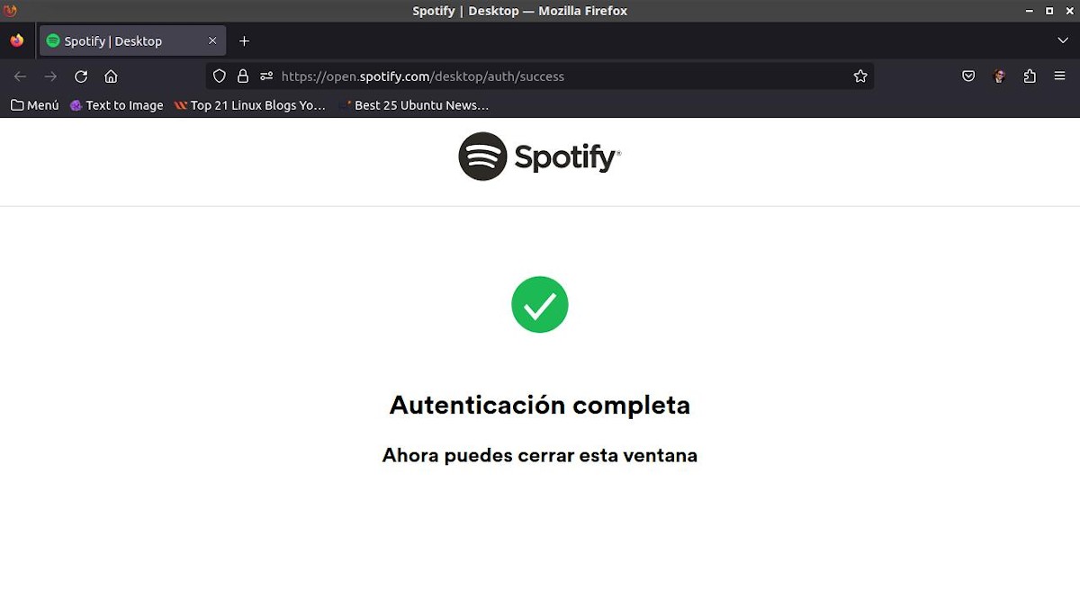 Spotify sur Linux - Capture d'écran 5