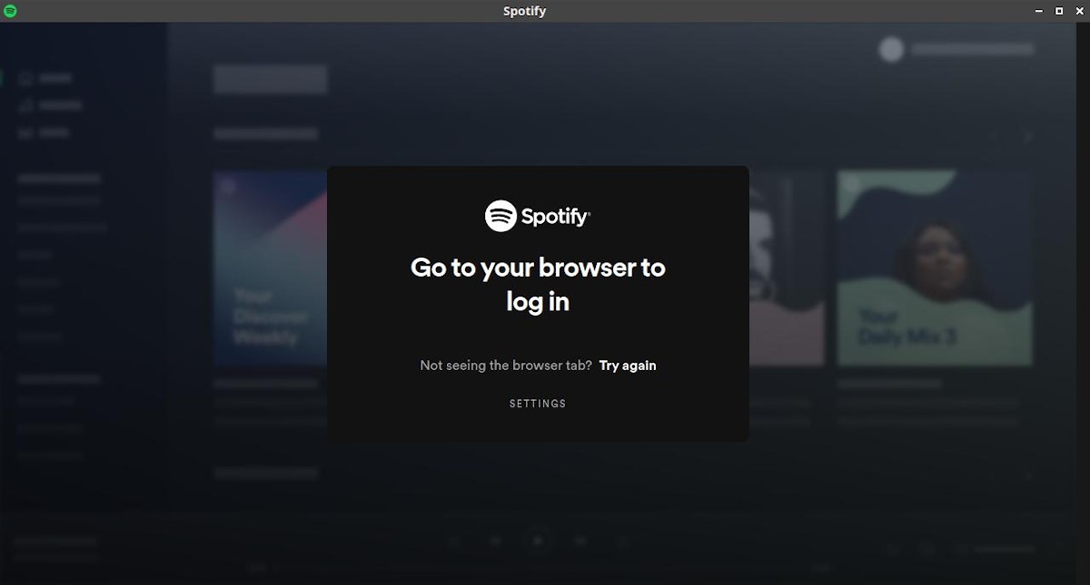 Spotify sur Linux - Capture d'écran 3