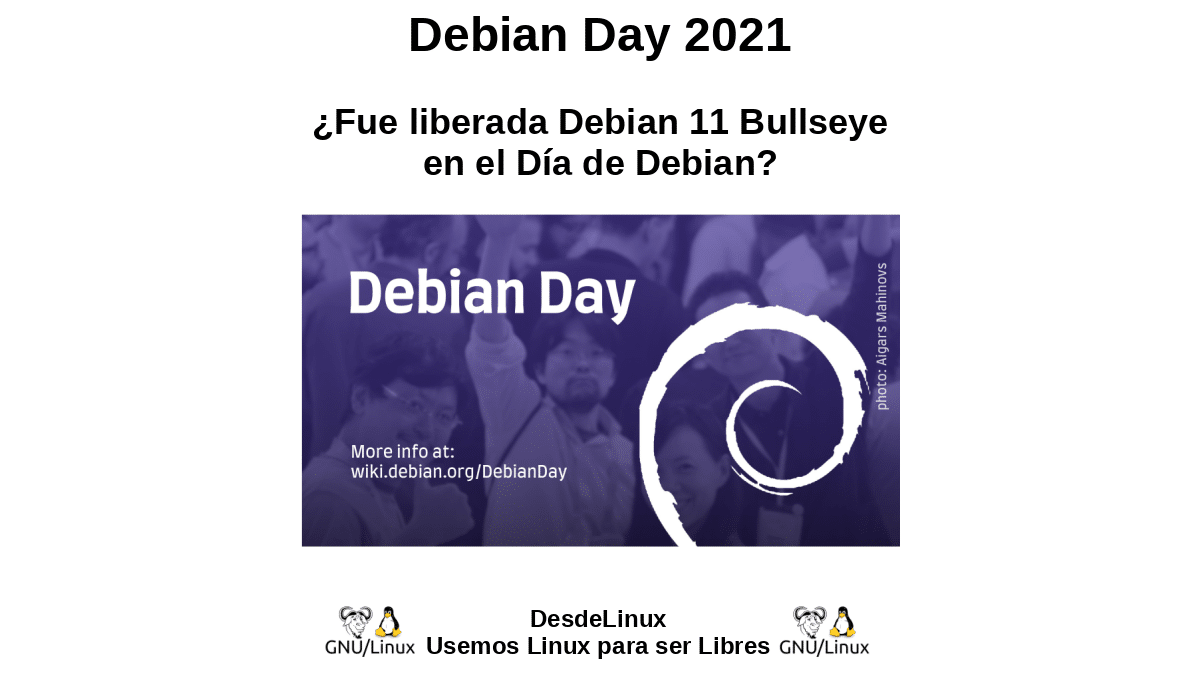 Debian Day 2021 : Debian 11 Bullseye a-t-elle été publiée le jour de Debian ?