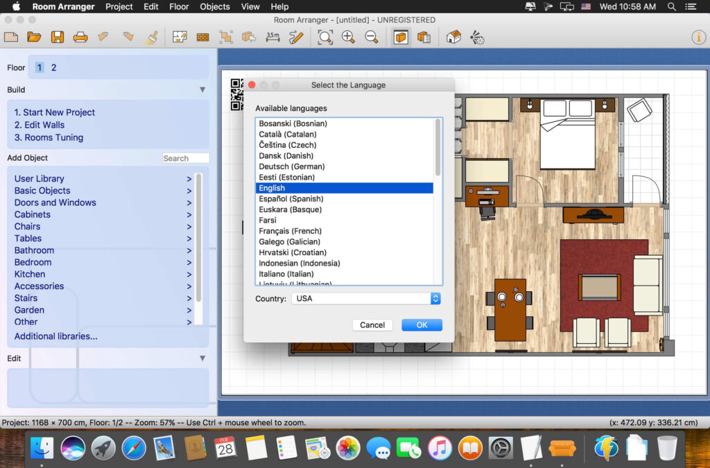 Room Arranger 9 v7.3 for Mac Free Download